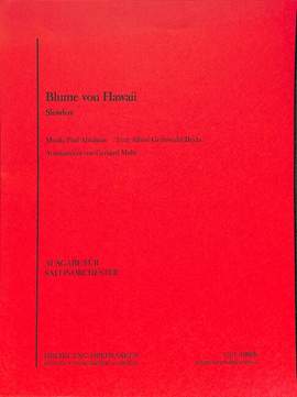 Paul Abraham: Blume von Hawaii