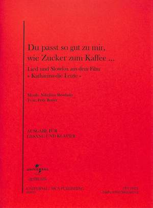 Nikolaus Brodszky: Du passt so gut zu mir wie Zucker zum Kaffee
