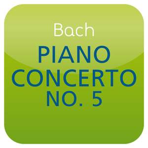Bach: Piano Concerto No. 5 BWV 1056 ('Masterworks') Product Image