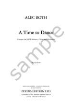 Roth, Alec: A Time to Dance (vocal score) Product Image