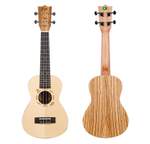 DUC525 Concert Solid Top Ukulele - Zebrano B&S Product Image