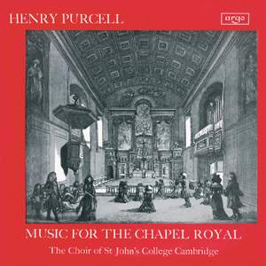 Purcell: Music for the Chapel Royal Product Image