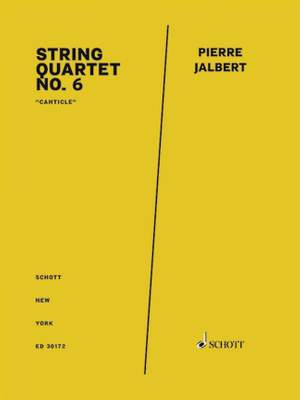 Jalbert, P: String Quartet No. 6