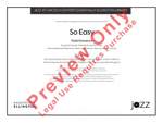 So Easy (j/e score) Product Image