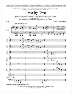 Robert Applebaum: Two by Two