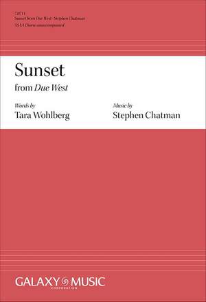 Stephen Chatman: Sunset from Due West