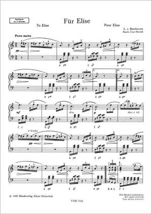 Ludwig van Beethoven: Für Elise
