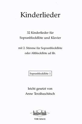 Anne Terzibaschitsch: Kinderlieder für Sopranblockflöte und Klavier