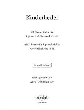 Anne Terzibaschitsch: Kinderlieder für Sopranblockflöte und Klavier