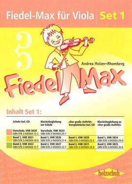 Andrea Holzer-Rhomberg: Fiedel Max für Viola - Set 1