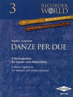 Ronald J. Autenrieth: Danze per due - 4 Tanzfughetten
