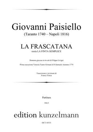 Paisiello, Giovanni: La Frascatana