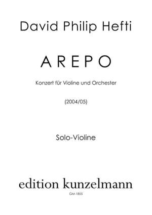Hefti, David Philip: AREPO, Konzert für Violine und Orchester