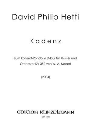 Hefti, David Philip: Kadenz zu Mozart's Konzert-Rondo
