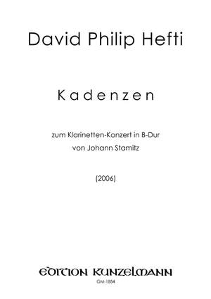 Hefti, David Philip: Kadenzen zum Klarinetten-Konzert in B-Dur von J. Stamitz