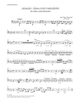 Hummel, Johann Nepomuk: Adagio und Variationen für Oboe  op. 102