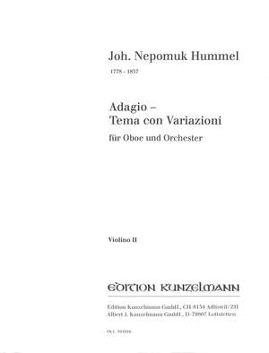 Hummel, Johann Nepomuk: Adagio und Variationen für Oboe  op. 102