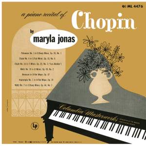 Maryla Jonas: A Piano Recital of Chopin Product Image