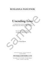 Panufnik, Roxanna: Unending Love (vocal score) Product Image