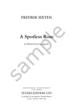 Sixten, Fredrik: A Spotless Rose Product Image