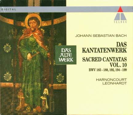 JS Bach: Sacred Cantatas Vol.10 - BWV 183-188, 192 & 194-199