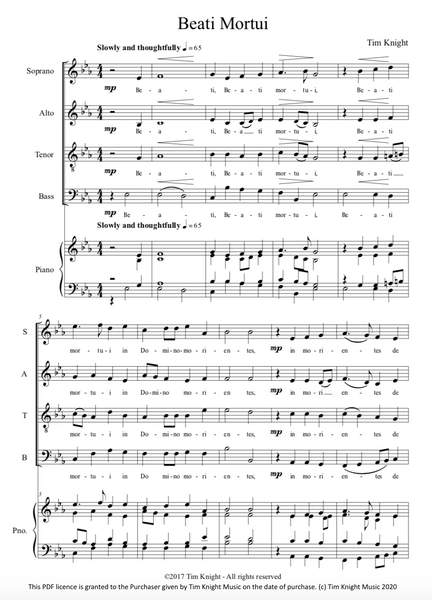 Tim Knight: Beati Mortui