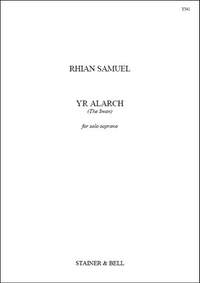 Samuel, Rhian: Yr Alarch (The Swan). Solo soprano