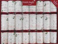 White Christmas Crackers With Whistles Box of 8