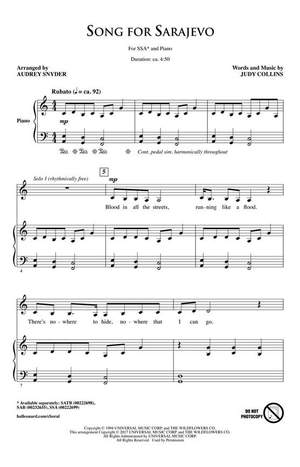 Judy Collins: Song for Sarajevo