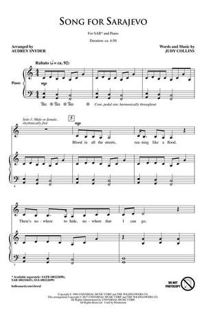 Judy Collins: Song for Sarajevo