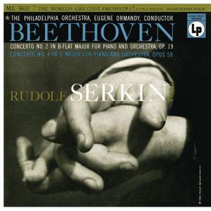 Beethoven: Piano Concerto No. 4, Op. 58 & Piano Concerto No. 2, Op. 19 Product Image