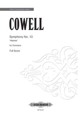Cowell, Henry: Symphony No.13 "Madras" for Orchestra sc