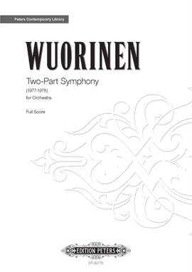 Wuorinen, Charles: Two-Part Symphony (score)