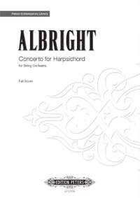 Albright, William: Concerto for Harpsichord & String Orch.