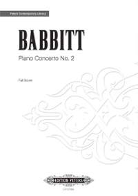 Babbitt, Milton: Piano Concerto No. 2