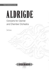 Aldridge, Robert: Concerto for Clarinet & Chamber Orch.