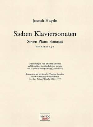 Haydn, J: Seven Piano Sonatas Hob.XVI:2a-e, g-h