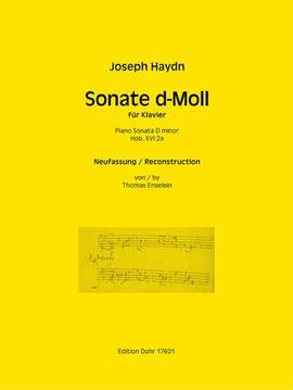 Haydn, J: Klavier Sonate d-Moll D minor Hob.XVI:2a