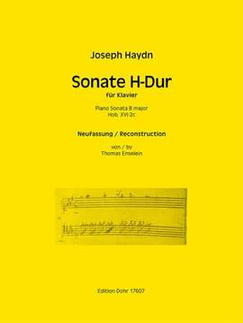 Haydn, J: Klavier Sonate H-Dur B major Hob.XVI:2c