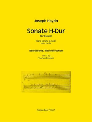 Haydn, J: Piano Sonata B major Hob.XVI:2c