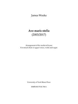 James Weeks: Meadow