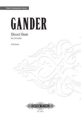 Gander, Bernhard: Blood Beat for Orchestra (score)