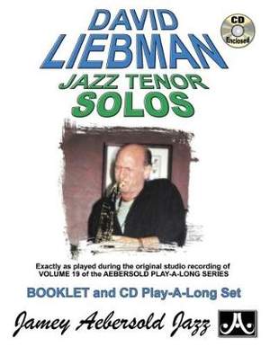 Eve, Matt: David Liebman Jazz Tenor Solos (with CD)