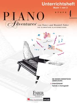 Piano Adventures: Unterrichtsheft Stufe 4