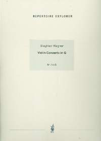Wagner, Siegfried: Violin Concerto in G