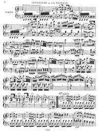 Steibelt, Daniel : Ouverture de La Vestale (arrangée pour le piano forte avec accompagnement de violon ad libitum)