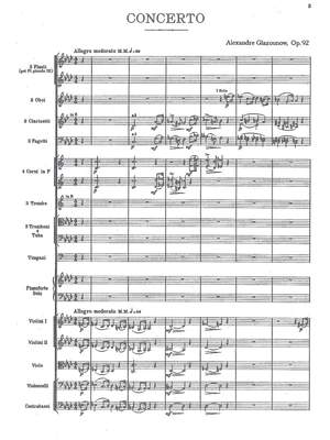 Glazunov, Alexander: Piano Concerto No. 1 in F minor, Op. 92