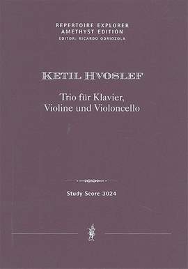 Hvoslef, Ketil: Trio for Piano, Violin & Cello
