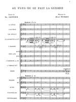 Duparc, Henri: Au pays où se fait la guerre for voice and orchestra (+ original version for voice and piano) Product Image