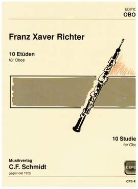 Franz Xaver Richter: 10 Etuden Für Oboe